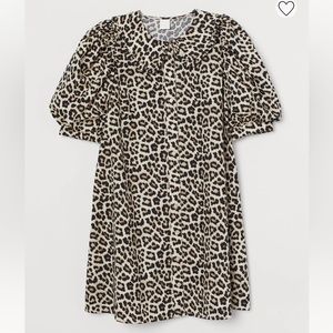 H&M Leopard Print Aline Dress